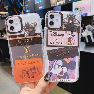 Label Gucci Disney Casing iPhone 11 Pro Max X XR XS MAX