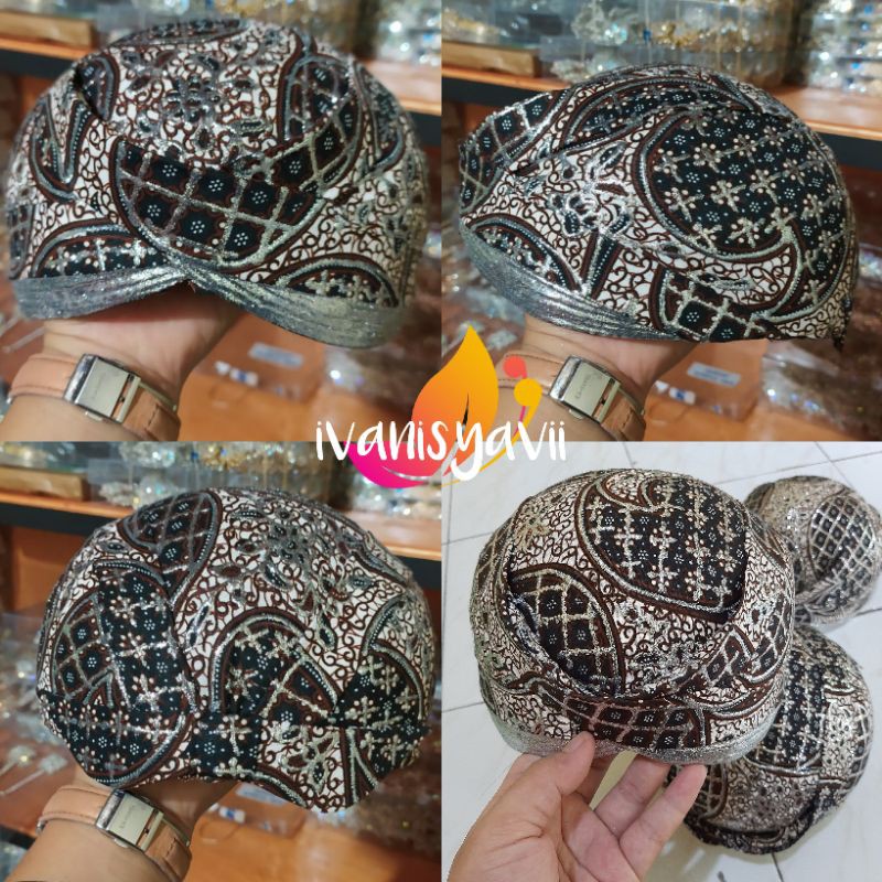 Blangkon Pengantin Prodo SOLO/ SUNDA, Motif Keong