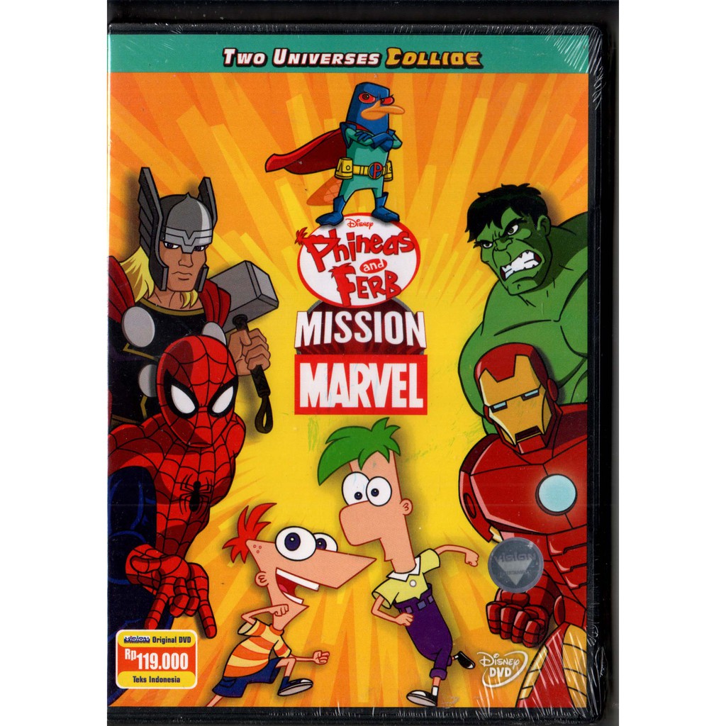 DVD PHINEAS AND FERB MISSION MARVEL