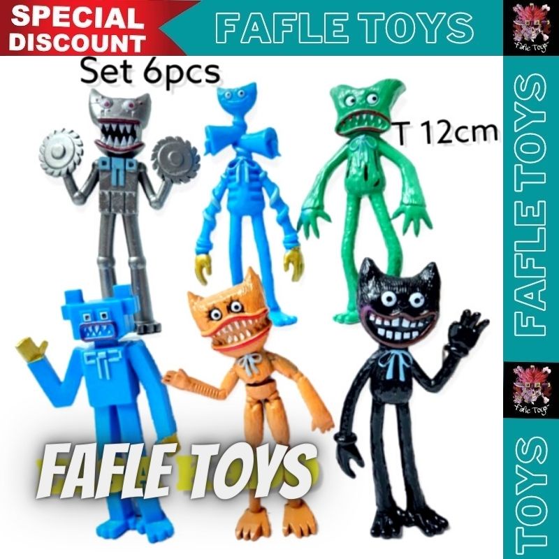 

Mainan Figure Game Horor Poppy Playtime Huggy Wuggy Kissy Missy Set 6 / 6 pcs Set Huggy Wuggy Figure 7-11cm / Action Figure Huggy Wuggy Kissy Missy Set 6 pcs / Boneka Huggy Wuggy / Set Figure Huggy Wuggy 6 pcs / Mainan Huggy Wuggy Hugy Wugy