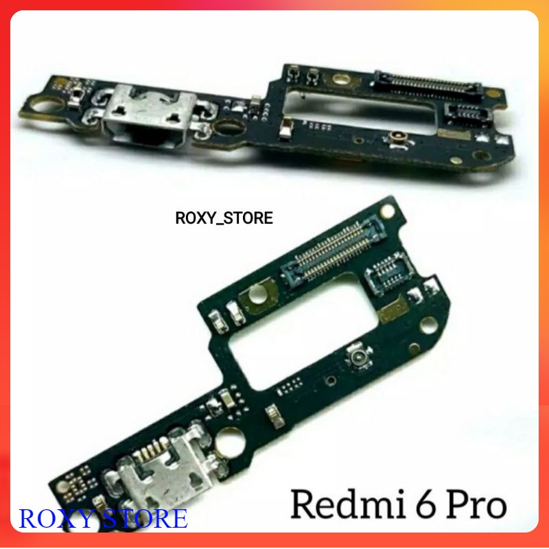 Board Charger Papan Cas PCB Xiaomi Redmi 6 Pro / Mi A2 MiA2 Lite Mic