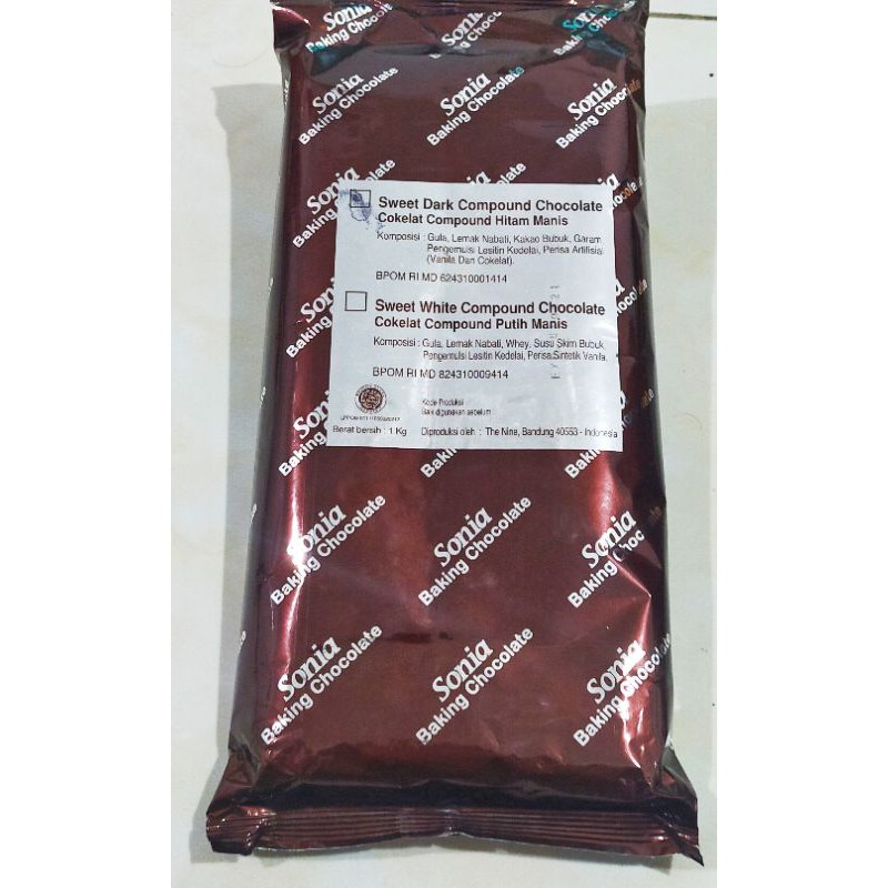 

coklat sonia dark 1 kg