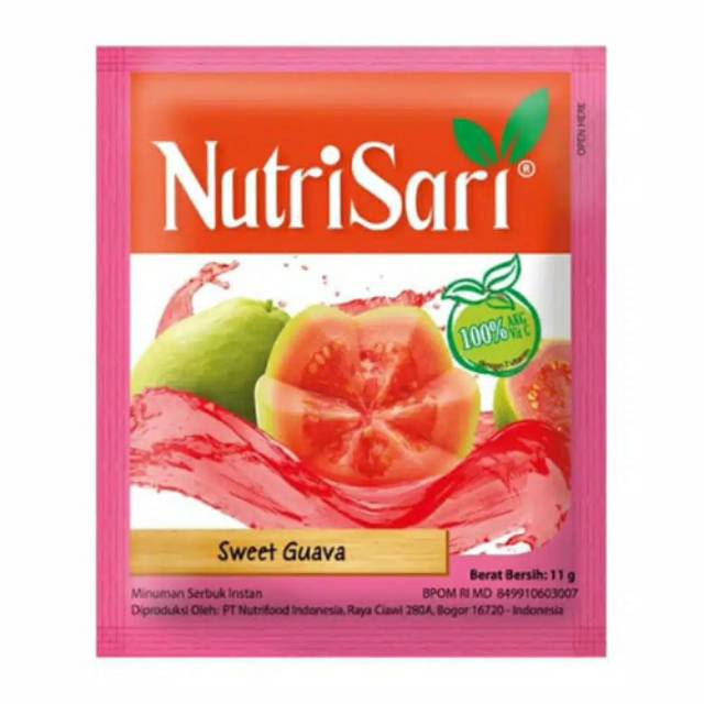 

Nutrisari sachet