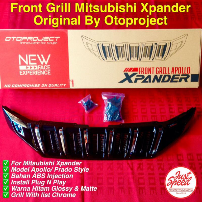 Grill Mitsubishi Xpander Model Apollo Prado