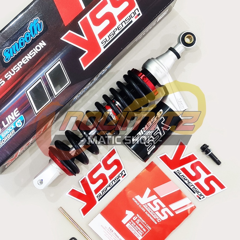 Shock YSS G Plus Smooth Black Edition 330mm Shockbreaker Vario 125 150 Beat  Scoopy