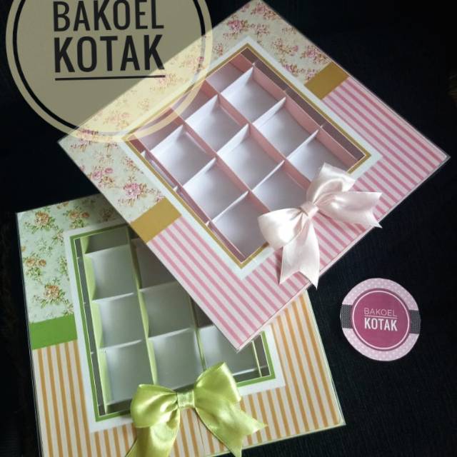 

Box Coklat /Kotak Coklat sekat 25