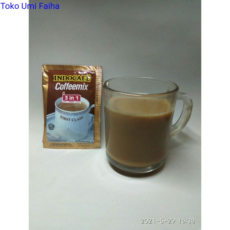 

Indocafe Cofeemix 3 in 1 First Class per Sachet 20 gram