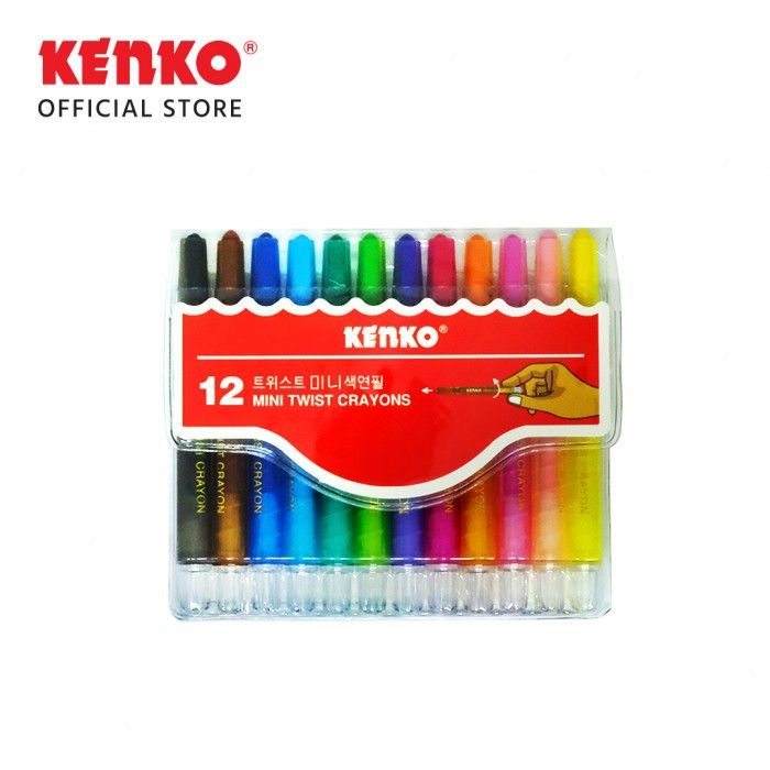 

Crayon Kenko Mini 12 Warna - Twist Crayon 12 Color Mini ( PVC BAG )