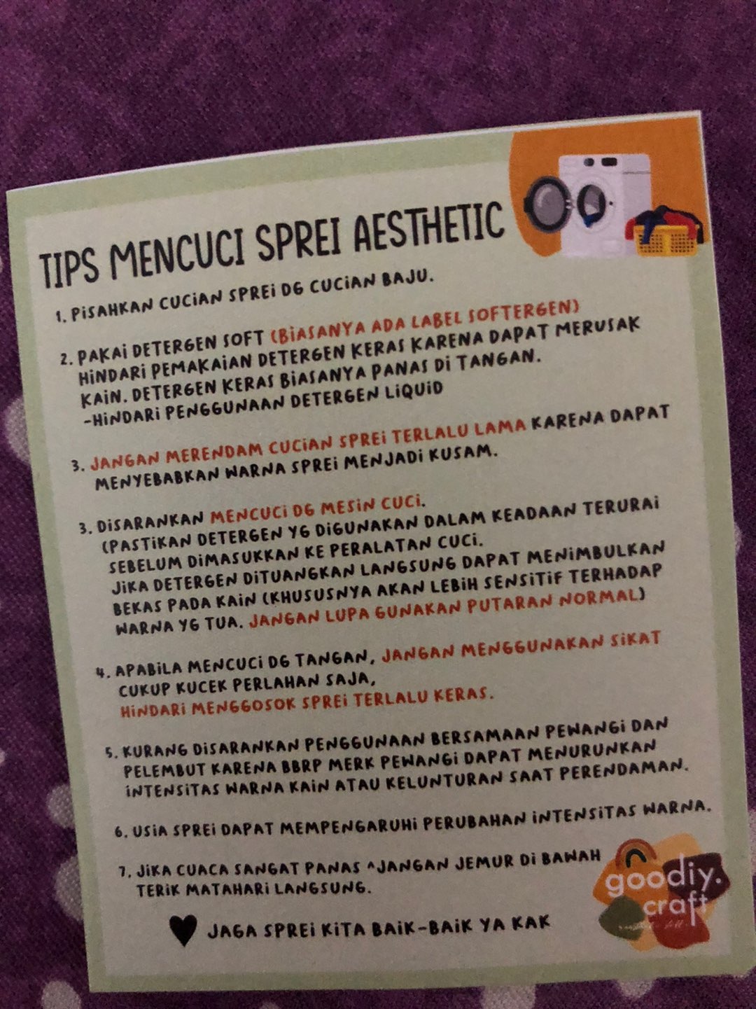 Sprei Aesthetic Pastel Fuschia / Pink Fanta - Goodiy Craft