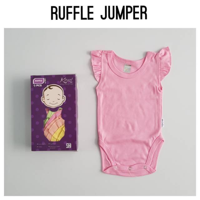 Jumper Bayi Renda Kazel Ruffles Jumper 4pcs