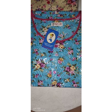 Piyama Cp set celana panjang Katun Motif Bunga Pretty girl-KODE 28C