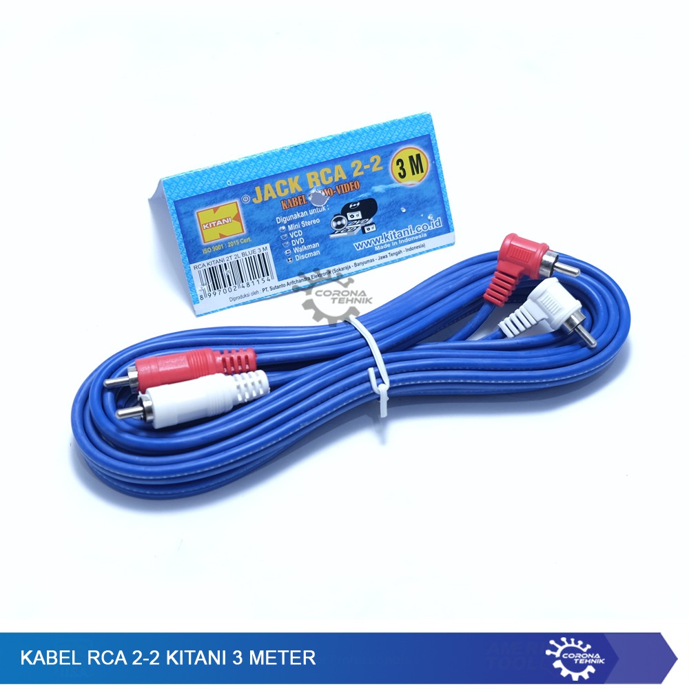 Kabel RCA 2-2 Kitani 3 Meter