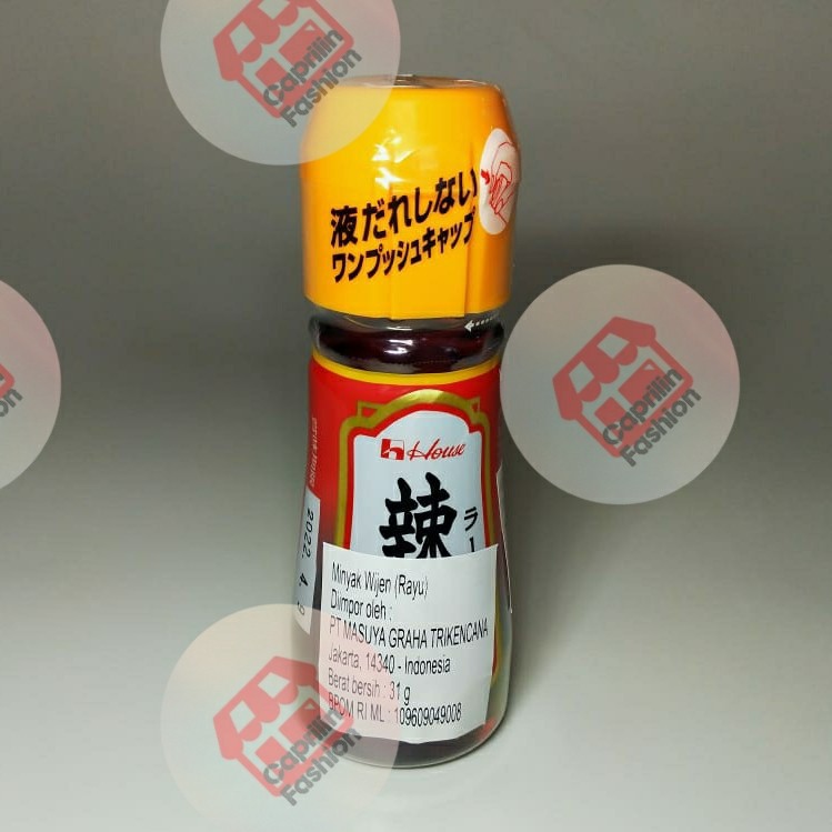 

House Rayu Oil 31gr / Japan Chili Oil, Sesame Oil, Togarashi, Layu Oil