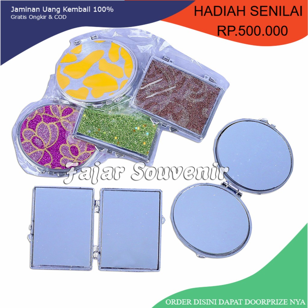 MURAH Souvenir Pernikahan Cermin Pasir | Kaca Gliter Souvenir Pernikahan Unik Souvenir Nikah Lucu So