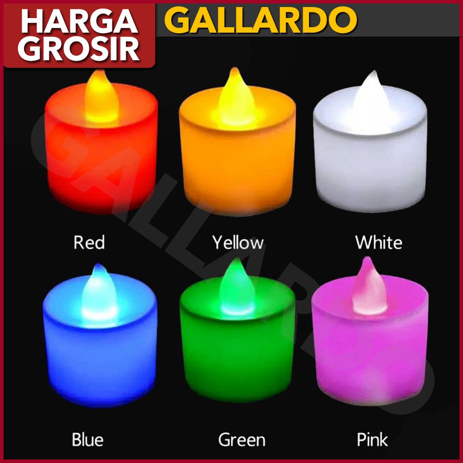 GALLARDO Lampu Lilin Elektrik Led Mini Candle Bulat Dekorasi Hias Rumah Light Electric MURAH GDH015