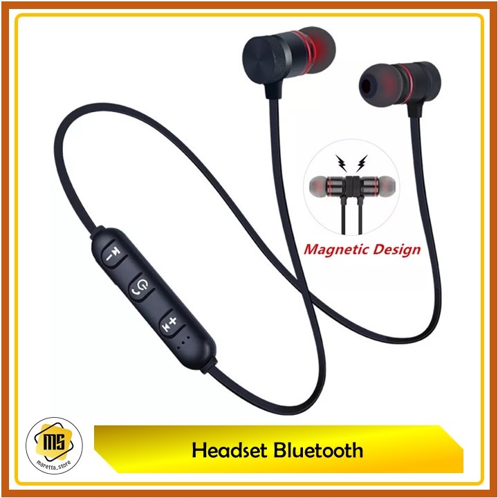 Headset / Handsfree Bluetooth Magnetic Sport