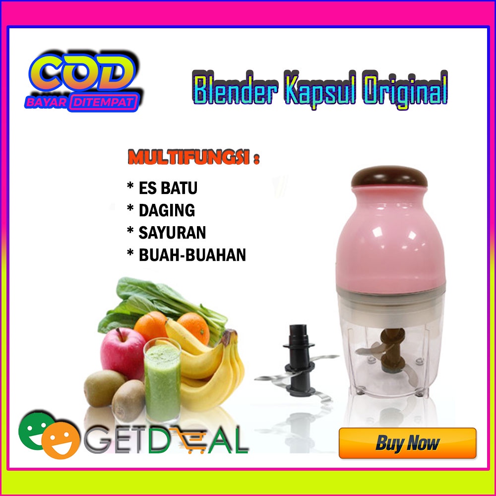 ORIGINAL JANOSENO Blender Kapsul Capsule Cutter Quatre Portable Elektrik Juicer Mixer Hand Serbaguna