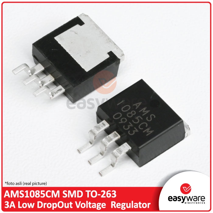 AMS1085CM SMD TO-263 - 3A LDO VOLTAGE REGULATOR - AMS 1085 - AMS1085