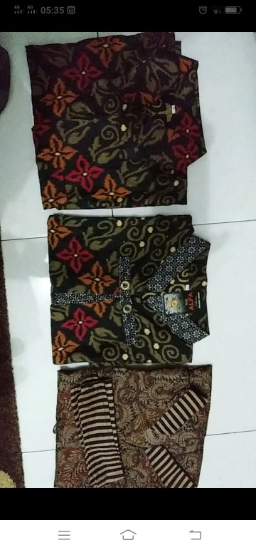 Atasan Batik Dolby Dolbi Dobby Doby Tenun Sutra Tulis Halus Katun Atbm Baron ,sarombit Atasan