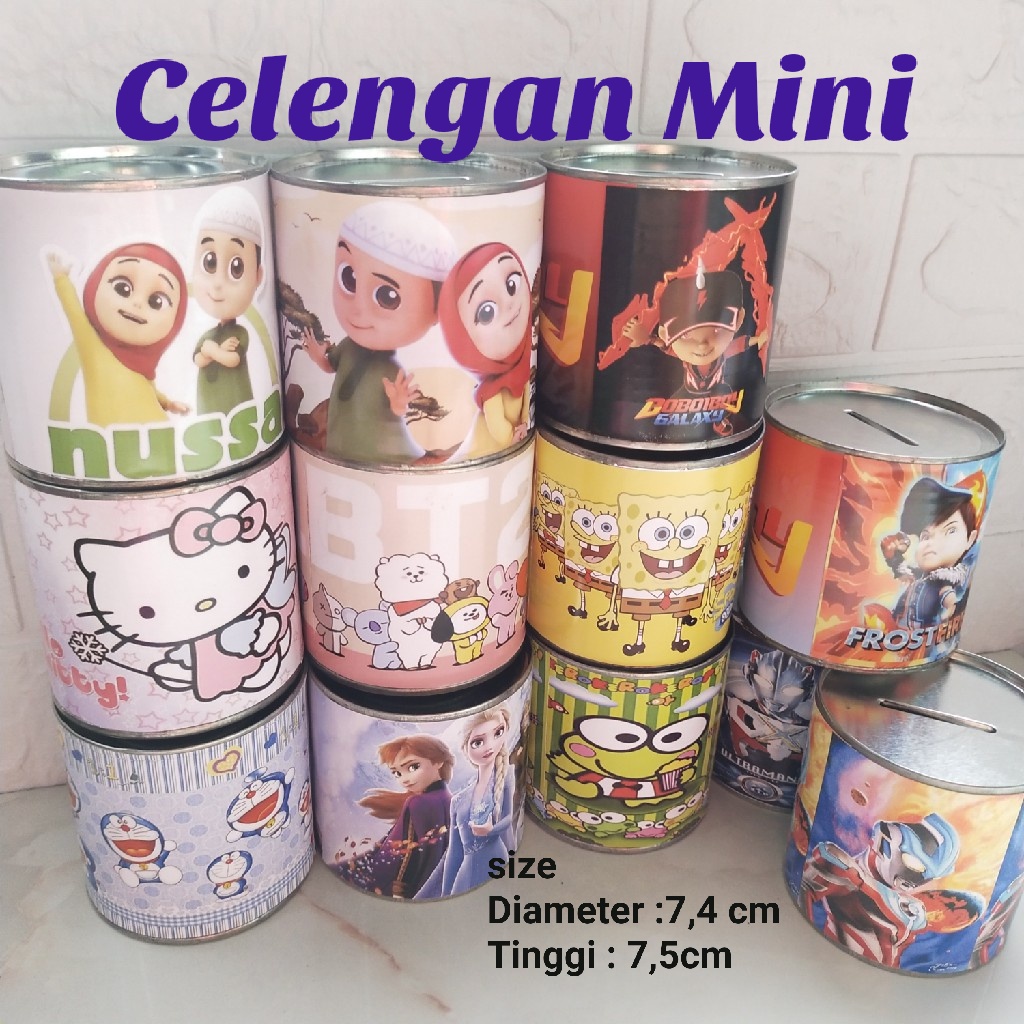 CELENGAN MINI CUSTOM KARAKTER ANAK