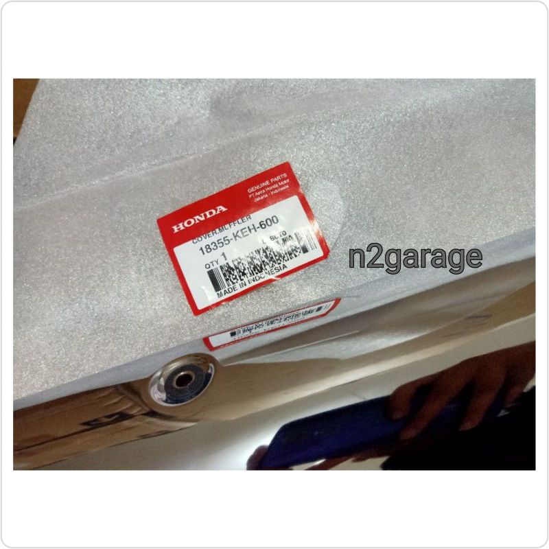 tutup knalpot Megapro Primus original