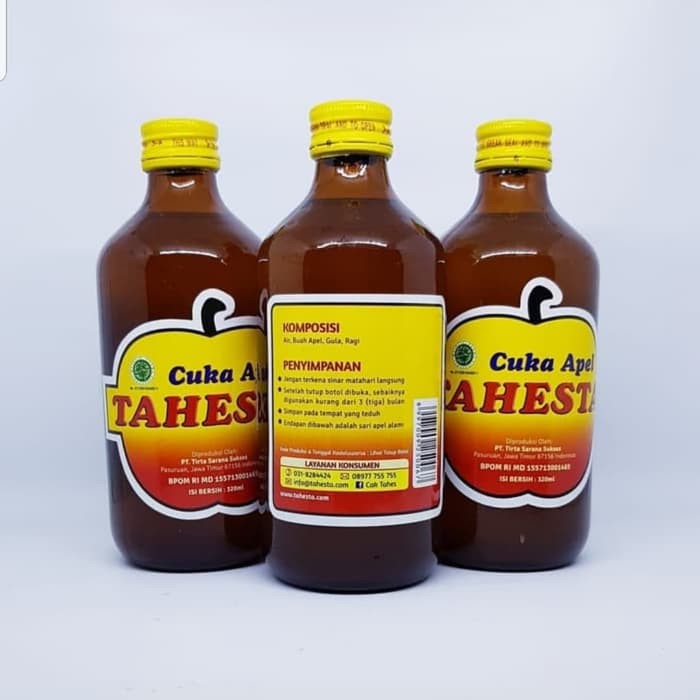 

Cuka apel tahesta 320ml original 100%