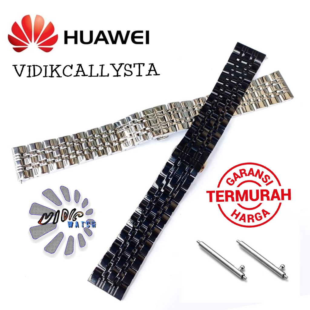 Strap Tali Rantai Huawei GT2 GT 2 46mm Stainless steel solid 20mm 22mm 20 22 MM