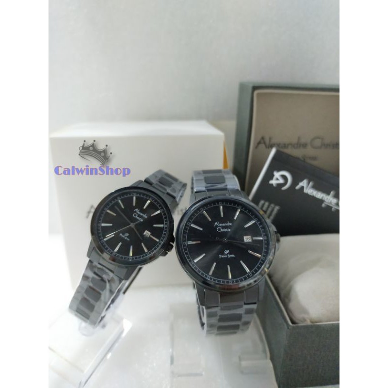 (Bisa satuan) Alexandre Christie 1014MD / LD Jam tangan Couple / AC 1014 MD / LD