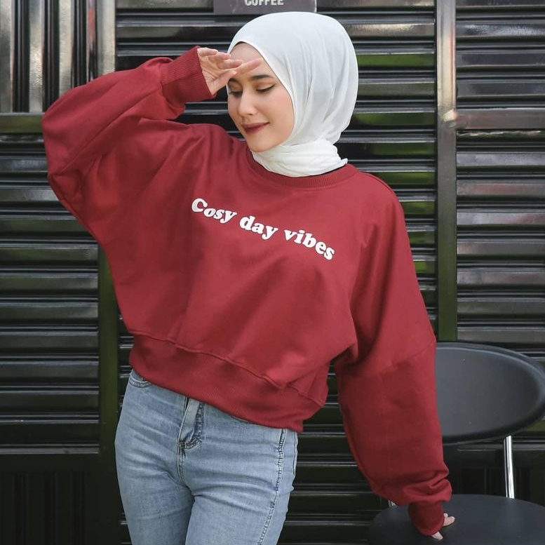 Public - Cosy Day Vibes Sweater Wanita Murah Kekinian