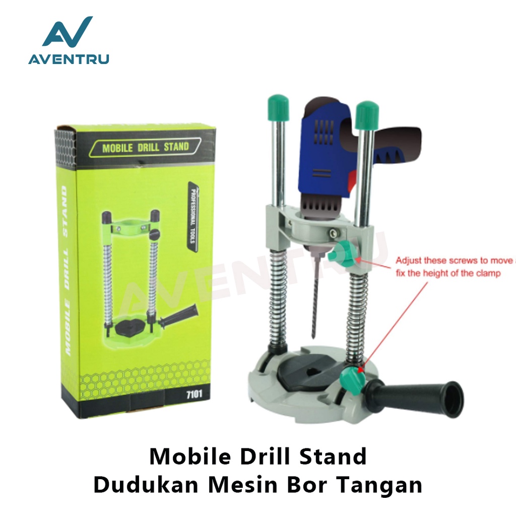 Stand Bor Portable Mesin Bor Drill Holder Dudukan Mesin Bor Tangan