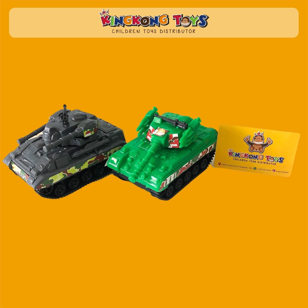 MAINAN MOBIL TANK KECIL 2 PCS SIM 230 / TANK MAINAN / MAINAN MOBIL PERANG / 05020277