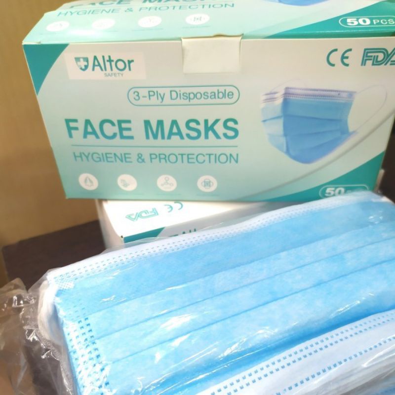 Masker Altor 3ply isi 50pc