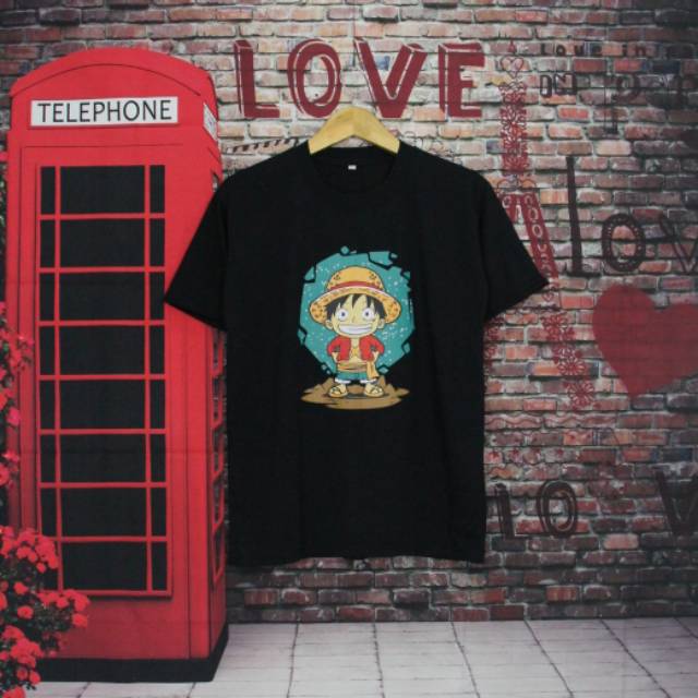 ( COD ) KAOS PRIA/PAKAIAN PRIA one piece 2/KAOS DISTRO/KAOS MURAH/DISTRO BANDUNG/KAOS OBLONG MURAH