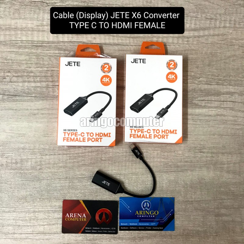 JETE X6 Converter TYPE C TO HDMI FEMALE