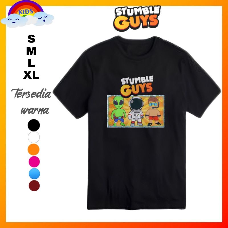 Stumble guys guy baju kaos shirt distro Anak stumble guys guy kaos stumble guys guy/Baju stumble guy