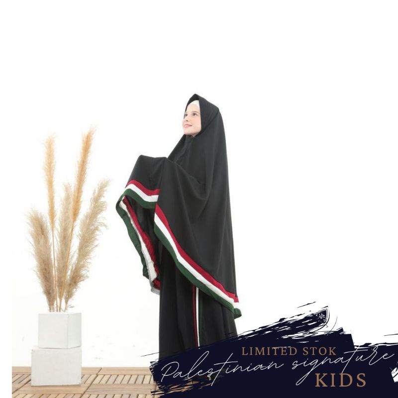 Afhadahijrah - gamis anak syari palestine / palestina set