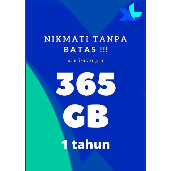 Promo Kartu Perdana XL Axiata 365GB 1Tahun.