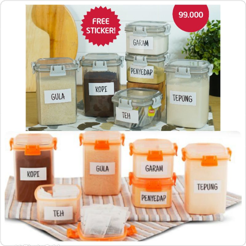 HAWAII TEMPAT BUMBU TOPLES BUMBU FOOD STORAGE TOPLES PLASTIK