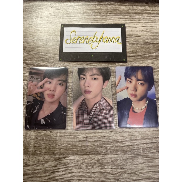 OFFICIAL JIN BTS PERSONA PHOTOCARD