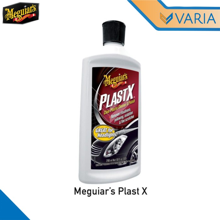 Meguiar's Plast X Clear Plastic Cleaner &amp; Polish 295 ml Meguiars G12310