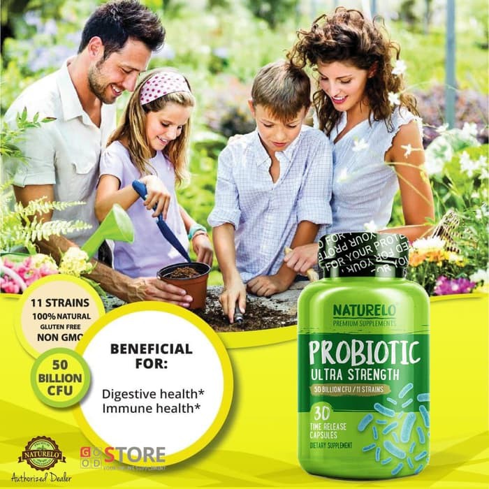 DISKON -  NATURELO Ultra Strength Probiotic One Daily - 30 capsules