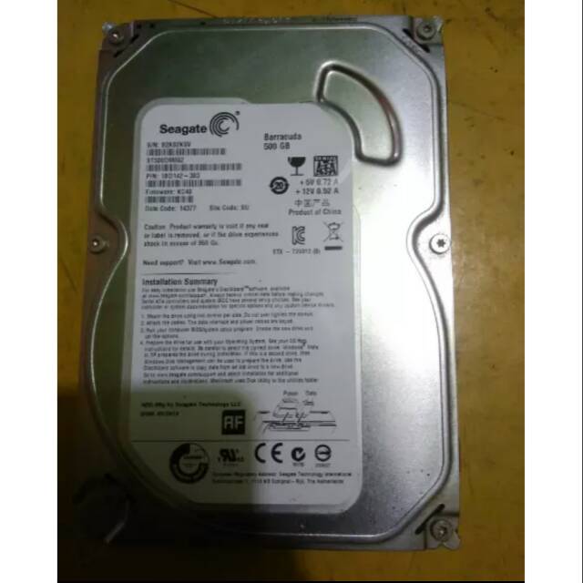 Hardisk Internal Komputer atau PC 500 GB