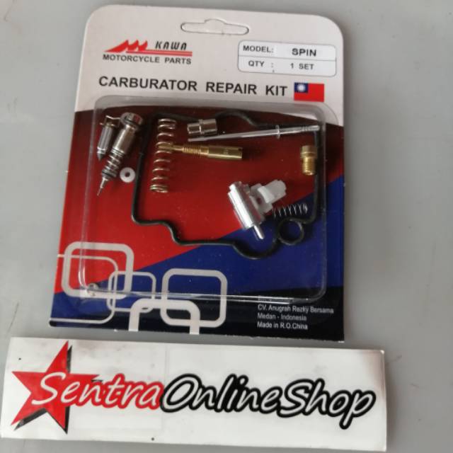 Repair kit isi karbu Karburator Spin kawa