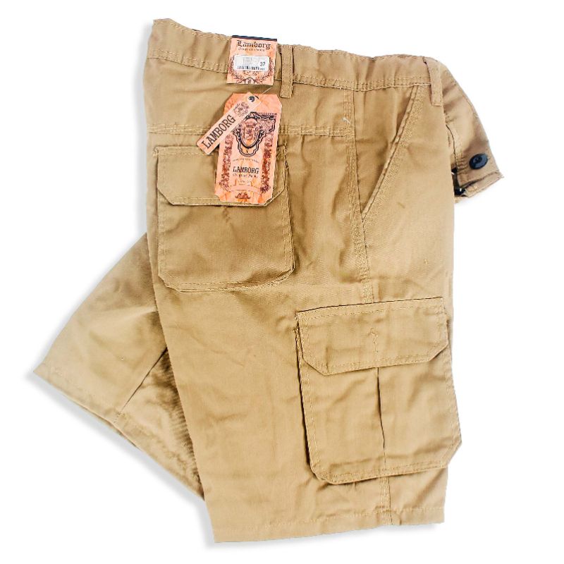 Celana Pendek Cargo Pria Size Jumbo 27-38 Chargo Army