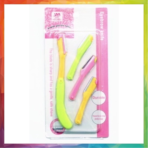 PISAU ALIS LIPAT + 3 REFILL / EYEBROW KNIFE