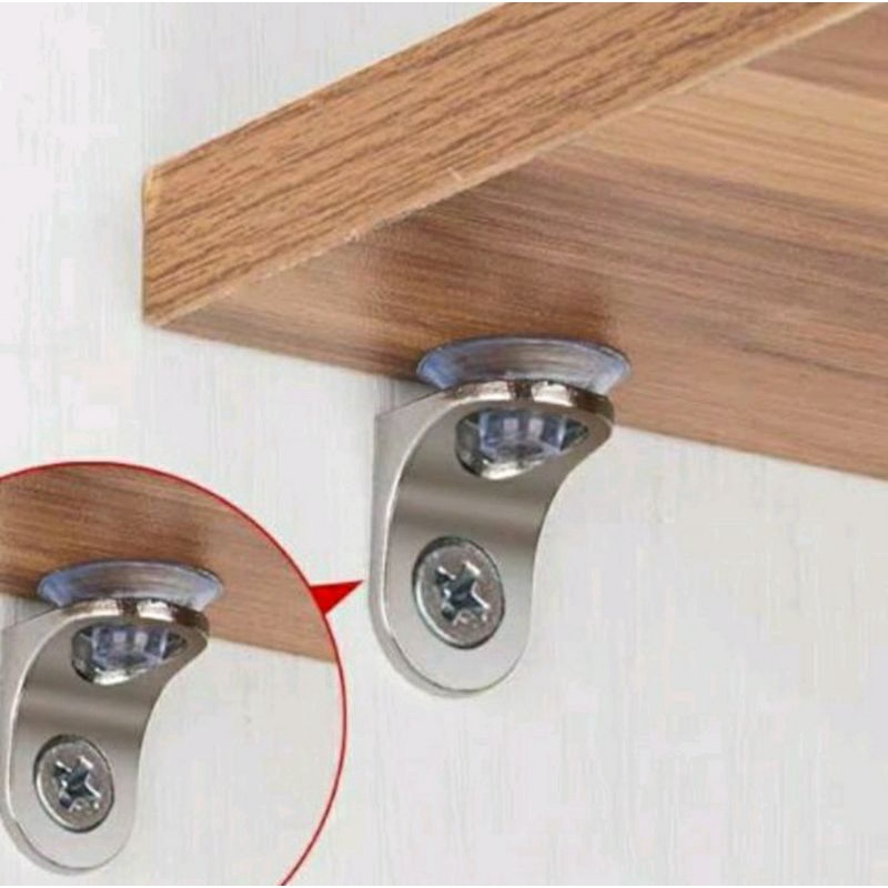 Ambalan Kaca Oval 88 / Siku Sudut Rak