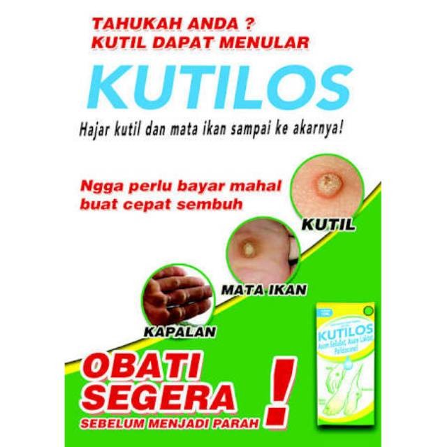 KUTILOS 10 ML OBAT CAIRAN UNTUK MATA IKAN KUTIL DAN KAPALAN-Kutilos Ampuh Obat Mata Ikan Kutil Dileh