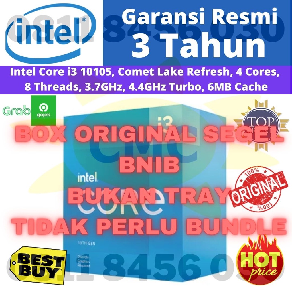 PROCESSOR INTER CORE i3 10105 BOX