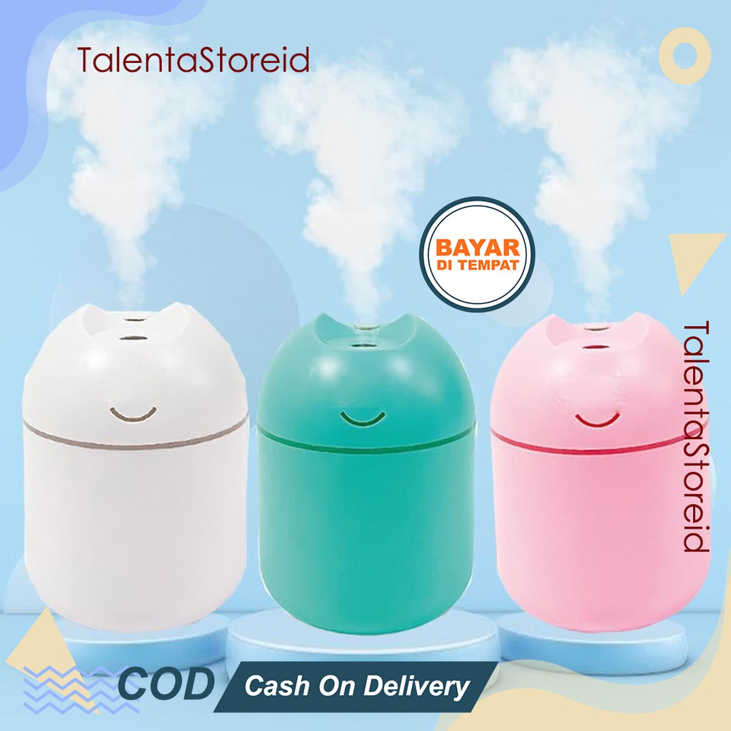 Humidifier Led Air Portable Pelembab Udara Desain Modern