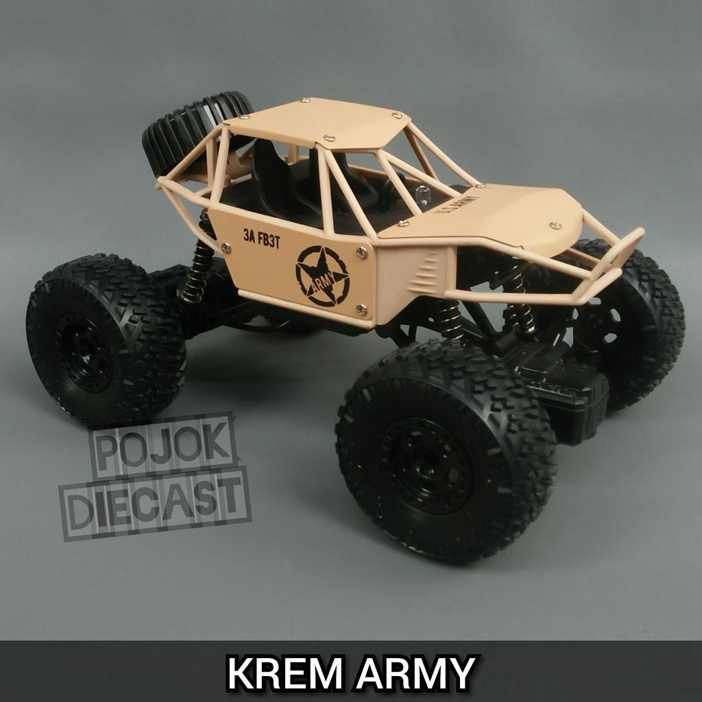 Mobil Remot Jeep Army Military Mainan RC Remote Control